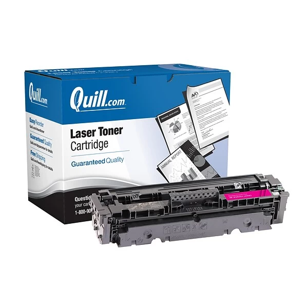 Quill Brand® Remanufactured Magenta Standard Yield Toner Cartridge Replacement For HP 414A (W2023A) (Lifetime Warranty) 3 Quill Brand® Remanufactured Magenta Standard Yield Toner Cartridge Replacement For HP 414A (W2023A) (Lifetime Warranty)