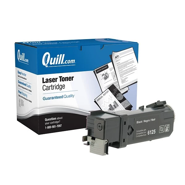 Quill Brand® Remanufactured Black Standard Yield Toner Cartridge Replacement For Xerox 6125 (106R01334) (Lifetime Warranty) 3 Quill Brand® Remanufactured Black Standard Yield Toner Cartridge Replacement For Xerox 6125 (106R01334) (Lifetime Warranty)