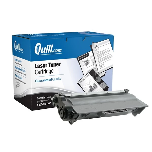 Quill Brand® Remanufactured Black High Yield Toner Cartridge Replacement For Brother TN-750 (TN750) (Lifetime Warranty) 3 Quill Brand® Remanufactured Black High Yield Toner Cartridge Replacement For Brother TN-750 (TN750) (Lifetime Warranty)