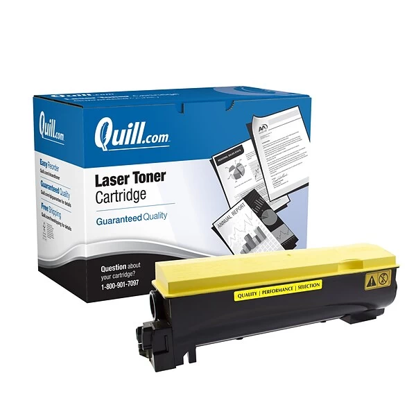 Quill Brand® Remanufactured Yellow Standard Yield Toner Cartridge Replacement For Kyocera TK-562 (TK-562Y) (Lifetime Warranty) 3 Quill Brand® Remanufactured Yellow Standard Yield Toner Cartridge Replacement For Kyocera TK-562 (TK-562Y) (Lifetime Warranty)