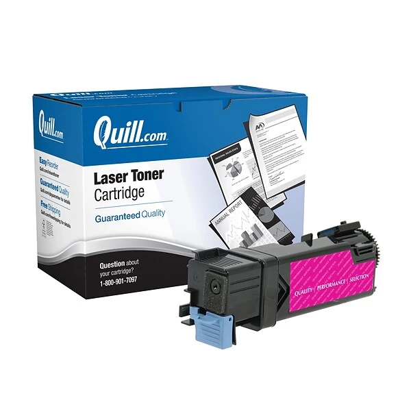 Quill Brand® Remanufactured Magenta High Yield Toner Cartridge Replacement For Xerox 6500/6505 (106R01595/106R01592) 3 Quill Brand® Remanufactured Magenta High Yield Toner Cartridge Replacement For Xerox 6500/6505 (106R01595/106R01592)