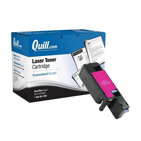 Quill Brand® Remanufactured Magenta Standard Yield Toner Cartridge Replacement For Dell E525 (G20VW) (Lifetime Warranty) 3 Quill Brand® Remanufactured Magenta Standard Yield Toner Cartridge Replacement For Dell E525 (G20VW) (Lifetime Warranty)