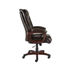 Quill Brand® Westcliffe Bonded Leather Computer And Desk Chair, Brown (50219R-CC) -Quill Brand® sp37727216 s7