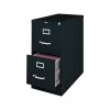 Quill Brand® 2-Drawer Vertical File Cabinet, Locking, Letter, Black, 25"D (25157D) -Quill Brand® sp37916726 s7