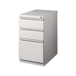 Quill Brand® 3-Drawer Vertical File Cabinet, Locking, Letter, Putty/Beige, 22.88"D (25168D) -Quill Brand® sp37920072 s7