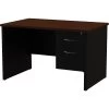 Quill Brand® 48" Single Pedestal Desk, Walnut (28445/LLR79147) -Quill Brand® sp41694349 s7