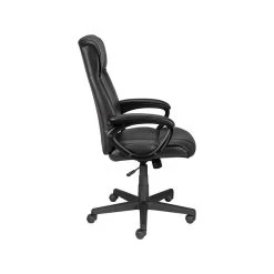 Quill Brand® Turcotte Luxura Faux Leather Computer And Desk Chair, Black (23094-CC) -Quill Brand® sp41816847 s7