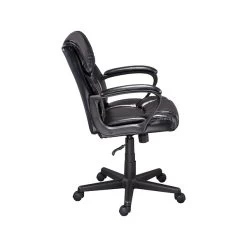 Quill Brand® Montessa II Luxura Faux Leather Computer And Desk Chair, Black (25221-CC) -Quill Brand® sp41817331 s7