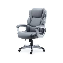 Quill Brand® Mcallum Bonded Leather Manager Chair, Gray (51474) -Quill Brand® sp41817394 s7