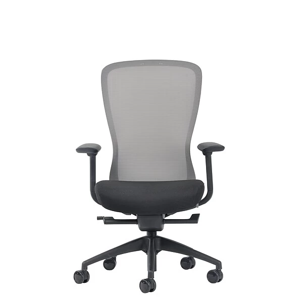 Quill Brand® Ayalon Fabric Seat Gargoyle Mesh Task Chair, Black (V-AYALON-GAR-BK) 4 Quill Brand® Ayalon Fabric Seat Gargoyle Mesh Task Chair, Black (V-AYALON-GAR-BK) - Image 2