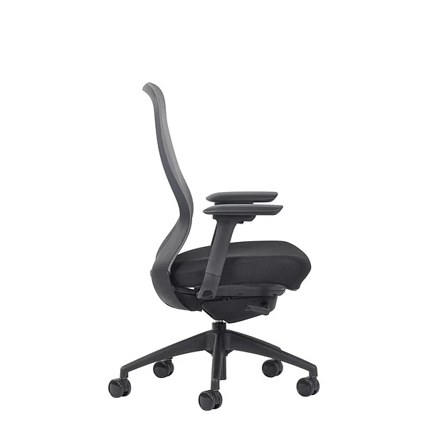 Quill Brand® Ayalon Fabric Seat Gargoyle Mesh Task Chair, Black (V-AYALON-GAR-BK) 5 Quill Brand® Ayalon Fabric Seat Gargoyle Mesh Task Chair, Black (V-AYALON-GAR-BK) - Image 3